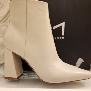 Marc Fisher Leather Ivory "Yanara" Boots. NIB. Size: Various.